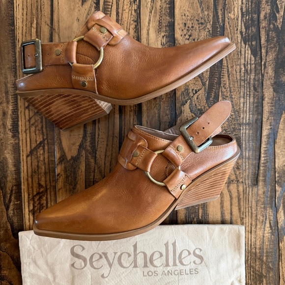 Saychelles New In Town Western Mule - Size 7.5 - Picture 1 of 5
